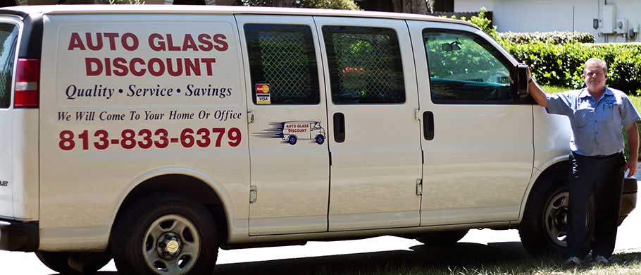 Auto Glass Discount repairs cracked windshields